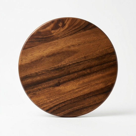 Wooden Rotating Tray Large